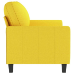 Dvivietė sofa，Poilsio sofa, &scaron;viesiai geltonos spalvos, 140cm, audinys CFE16964