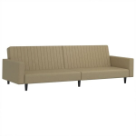 Dvivietė sofa-lova，Poilsio sofa, kapučino spalvos, dirbtinė oda CFE93285