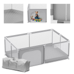 Tulano Cozy 22 grey didelis vaiki&scaron;kas maniežas, 180x150 cm &ndash; saugi žaidimų aik&scaron;telė