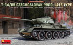 Klijuojamas Modelis MiniArt 37078 T-34-85 Czechoslovak Prod. Late Type 1/35