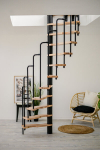 Spiraliniai laiptai Minka Suono &Oslash;140 cm, Juoda