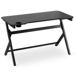 BLECK žaidimų stalas žaidėjams, 120 cm, juodas, modernus, lofto formos