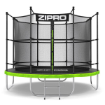 Batutas Zipro 8FT, 252 cm, su vidiniu apsauginiu tinklu