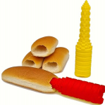 De&scaron;rainių bandelių pjaustyklė