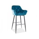 Baro kėdė CHERRY H-1 VELVET turkis