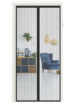 Meet Beauty magnetinis tinklelis nuo uodų durims 100 &times; 200 cm, juodas