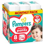 Pampers Active Baby Sauskelnės, 8 Dydis, 112 vnt.