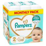 Pampers Premium Care Tape Sauskelnės, 2 Dydis, 246 vnt.