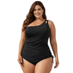 Tankini moterims Saitdress, juodas, 2XL