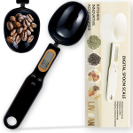Virtuvinės svarstyklės LIVMAN QJ-608 - skaitmeninės virtuvės svarstyklės matavimo &scaron;auk&scaron;to formos, kurių talpa iki 500g, skirtos įvairiems ingredientams sverti
