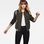 G-Star RAW Bomber megztinis moterims, pilkas