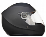 Motociklo &scaron;almas motoroleriui/mopedui, juodas matinis M (57-58cm), M