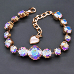 Apyrankė moterims DiamondSky &bdquo;Glare II (Aurore Boreale)&ldquo; su Swarovski kristalais