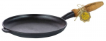 Ketaus blynų keptuvė, 24 cm, su nuimama rankena