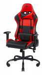Žaidimų kėdė Deltaco Gaming DC210R GAM-096-R, juoda/raudona