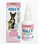 Ausų valiklis &scaron;unims ir katėms Croci Gill's, 50ml