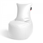Sėdmai&scaron;is Qubo&trade; Muff, dirbtinė oda, baltas