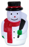 Snowman 5 LED, 18 x 28 cm, laikmatis (6 + 18h ciklas), maitinamas baterijomis (3xAA, neįeina), įstumiamas, IP44