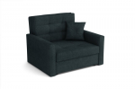 Sofa NORE Iva 1, tamsiai pilka