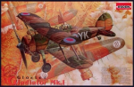 Klijuojamas Modelis Roden 408 Gloster Gladiator Mk.I 1/48