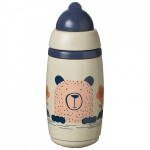 Gertuvė Tommee Tippee Insulated Straw pilka, 12mėn+, 266 ml