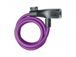 Dviračio užraktas AXA Resolute 8-120, 8x1200 mm, violetinis