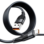 USB Kabelis Joyroom 'S-1060M12' juodas 'Type-C' 100cm (iki 6A)