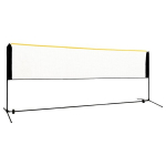 Reguliuojamas badmintono tinklas, 400x103x94&ndash;158 cm, metalas