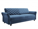 Trivietė sofa - lova Rona, mėlyna