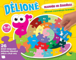 Dėlionė Sraigė, Raidės ir žodžia, 5-6 metų vaikams