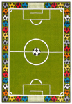 Hanse Home vaiki&scaron;kas kilimas Football Stadium, žalias, 160x230 cm
