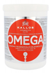 Atkuriamoji plaukų kaukė su Omega-6 kompleksu ir makadamijų aliejumi Kallos Omega, 1000 ml