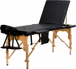 Sulankstomas masažinis stalas Bodyfit, juodas