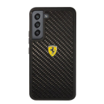 Ferrari Real Carbon Hard Case skirtas Samsung Galaxy S22+, juodas