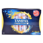 Tamponų pakuotė Tampax Pearl Regular, 36 vnt