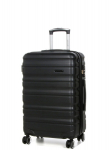 Vidutinis kelioninis lagaminas Airtex 61 L, juodas, 628/M