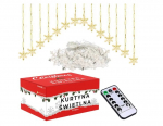 LED &scaron;viesos užuolaida su nuotolinio valdymo pulteliu (CD004)
