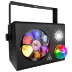Light4me Party Box disko efekto LED rutulinis lazerinis stroboskopas