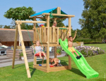 Vaikų žaidimo aik&scaron;telė Jungle Gym Hut 1-Swing, žalia