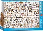 Dėlionė Eurographics, 8220-0581, The World of Dogs, 2000 d.