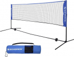 Songmics Badmintono, Teniso tinklas su metaliniu rėmu, 4m, mėlynas