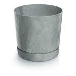Gėlių vazonas Prosperplast Tubo P Beton Effect DPOP180E-422U, betono spalvos