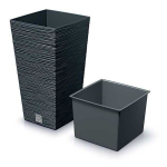 Gėlių vazonas Prosperplast Furu Square DFSH300-S433, 29,5 x 29,5 x 55 cm