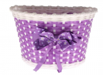 Krep&scaron;elis vaiki&scaron;kam dviračiui, violetinis