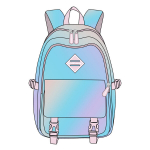 Mokyklinė kuprinė ErichKrause SchoolLine Holography, 24 L