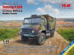 Klijuojamas modelis ICM 35137 German Military Radio Truck Unimog S 404 1/35