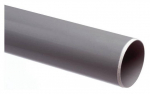 Vidaus kanalizacijos pvc vamzdis Wavin pilkas, &Oslash; 50 mm, 2 m