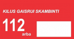 Lipdukas prie&scaron;gaisrinis 120x225mm