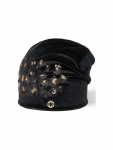 GRANADILLA VELVET ANIMALIER BEANIE moteri&scaron;ka kepurė