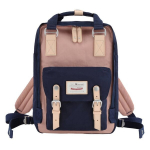 Himawari 188L 14'' laptop backpack (navy blue and pink) 188L-54